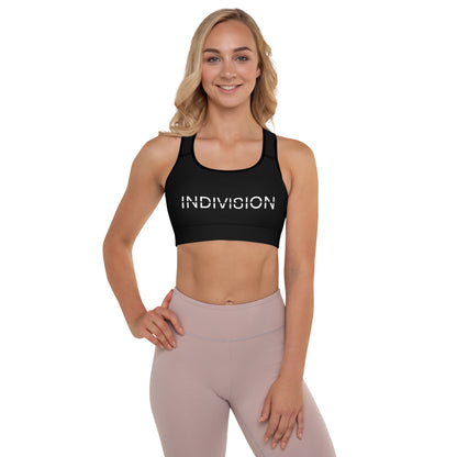 INDIVISION - Padded Sports Bra (Black)