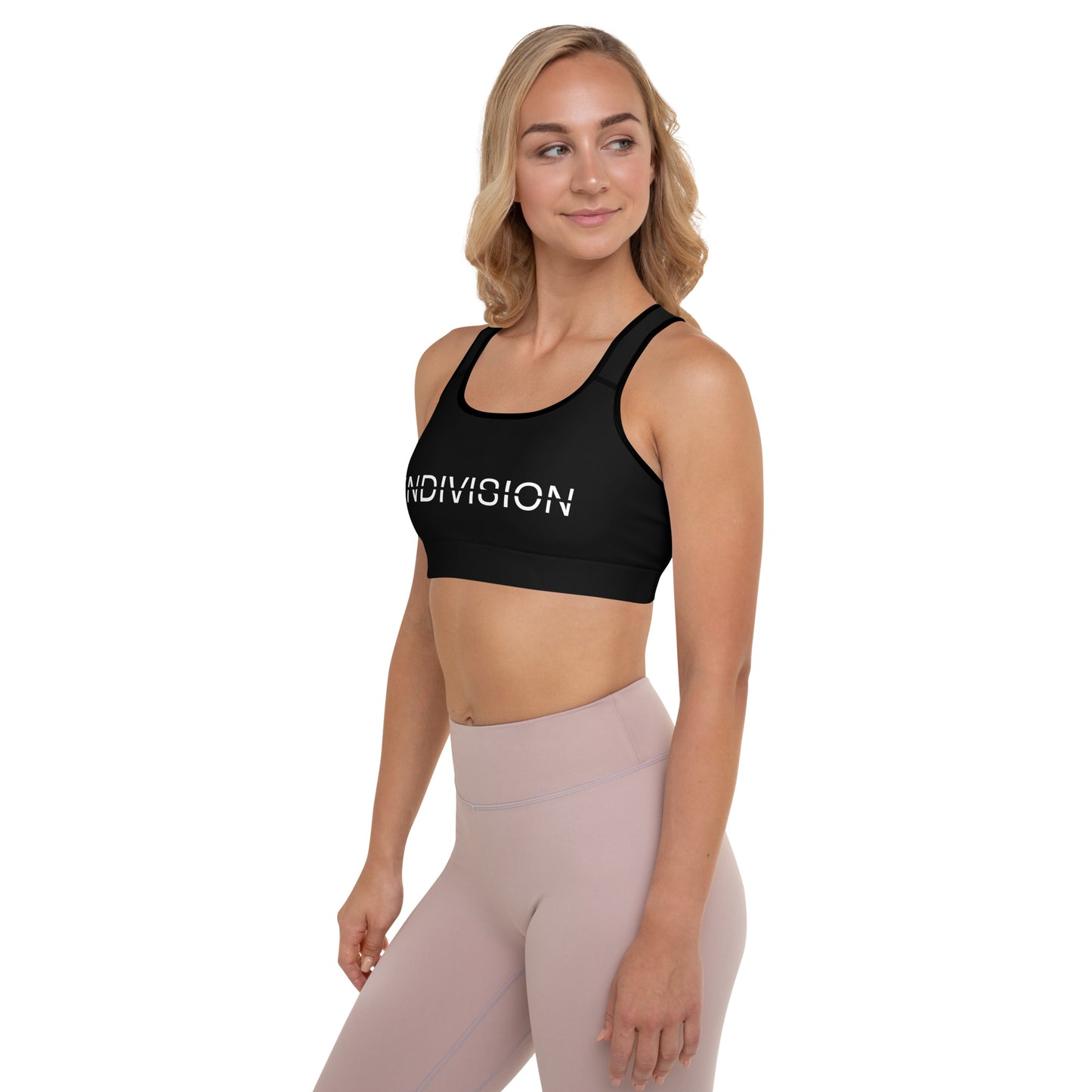 INDIVISION - Padded Sports Bra (Black)