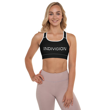 INDIVISION - Padded Sports Bra (Black)