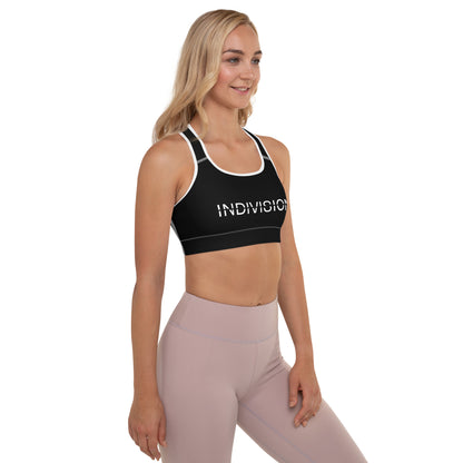 INDIVISION - Padded Sports Bra (Black)