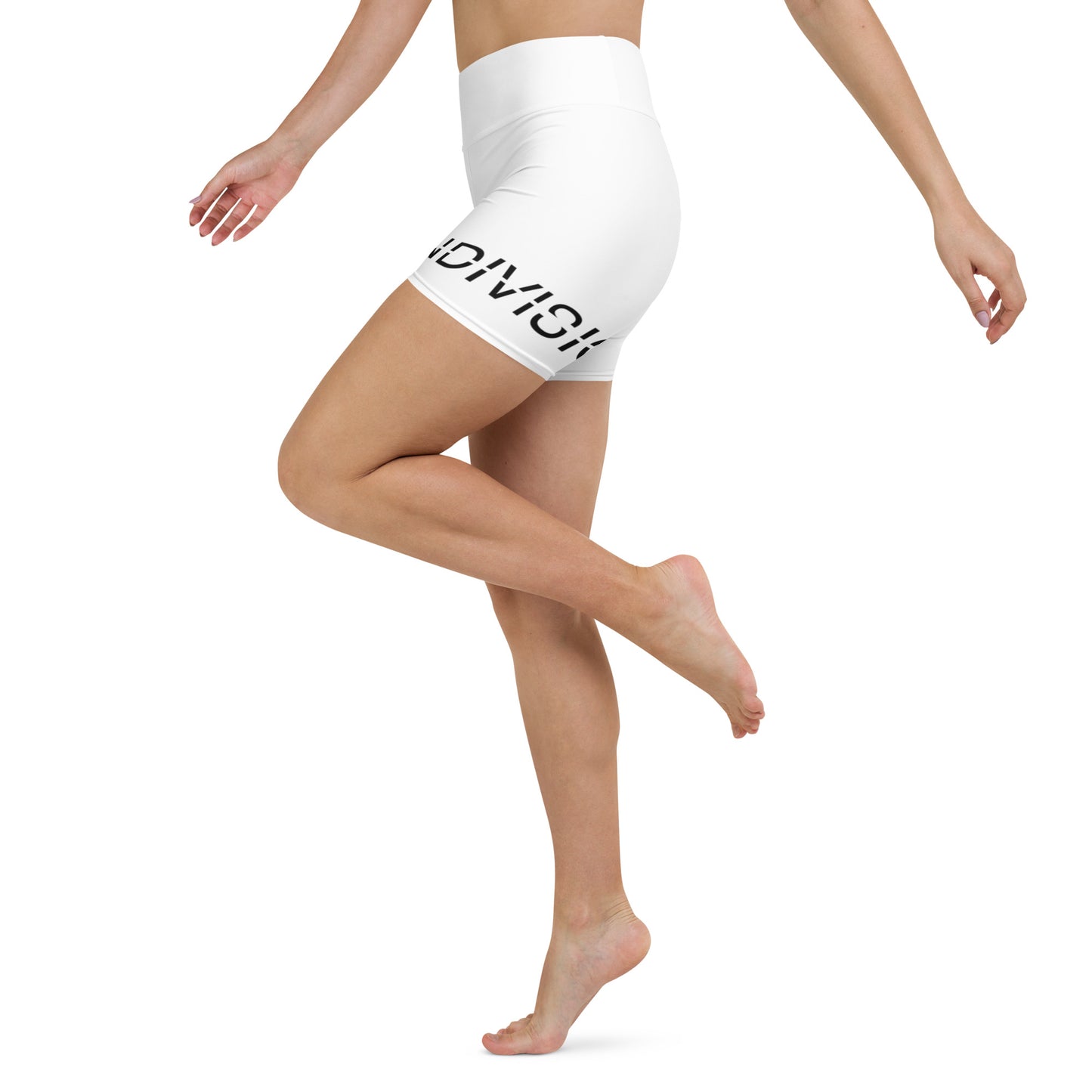 INDIVISION - Yoga Shorts (White)