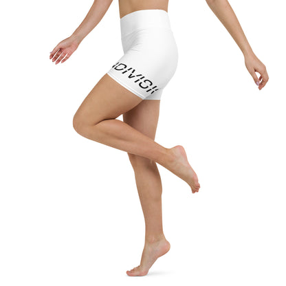 INDIVISION - Yoga Shorts (White)