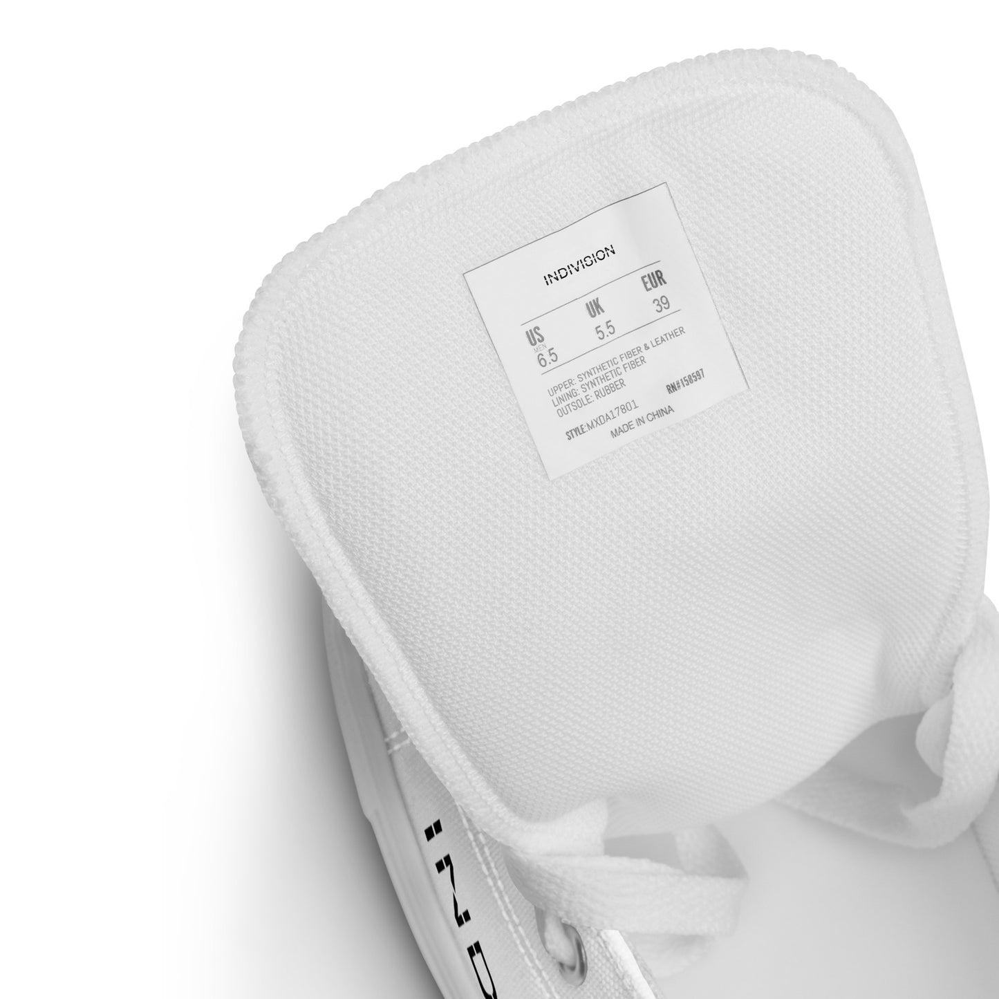 INDIVISION - Men’s high top canvas shoes