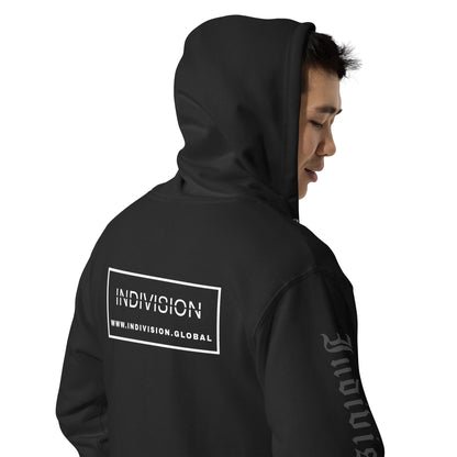 INDIVISION - Unisex fleece zip up hoodie