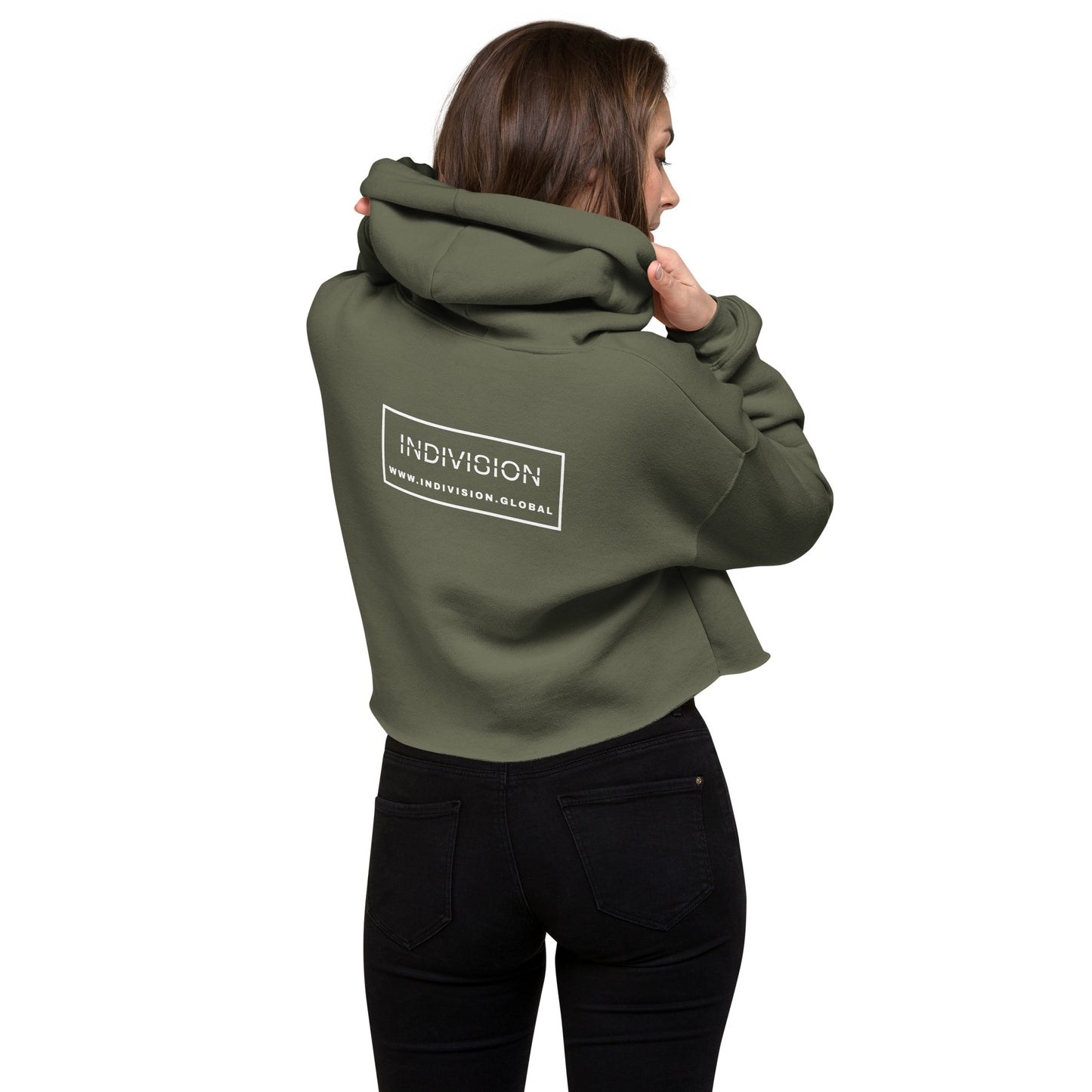 INDIVISION - Crop Hoodie