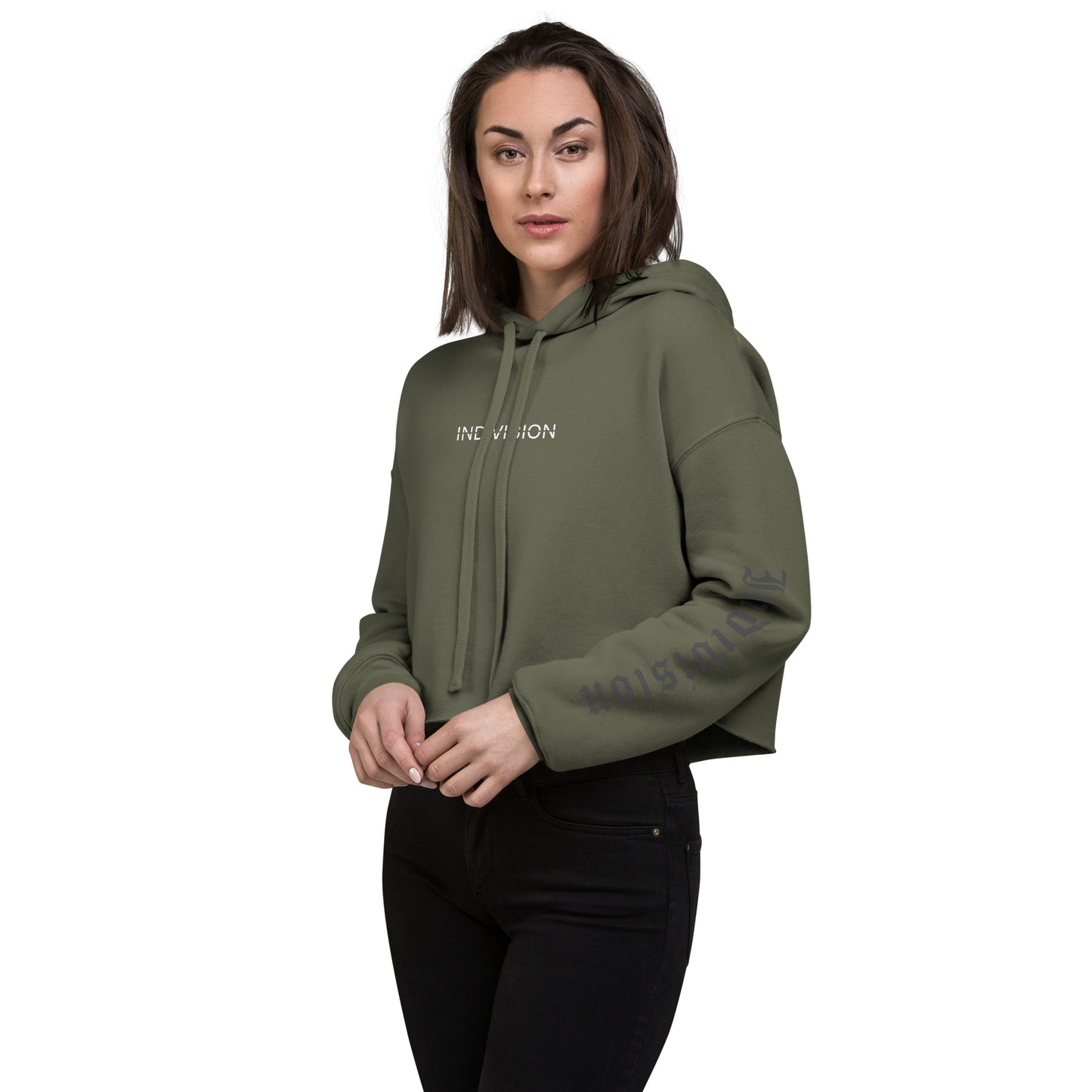 INDIVISION - Crop Hoodie